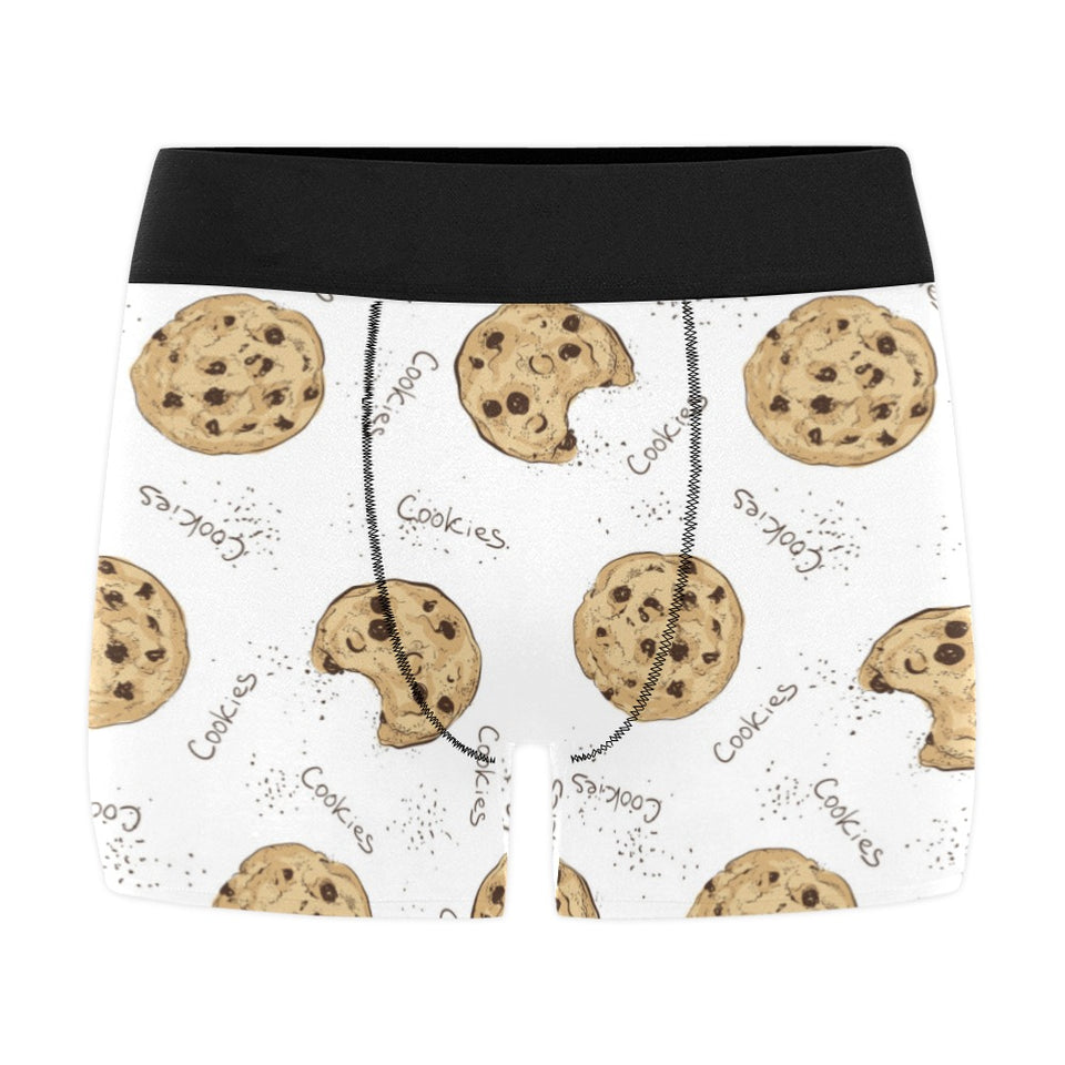 Sketch style cookie pattern Men's All Over Print Boxer Briefs Men's Underwear