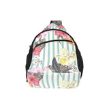 Colorful orchid flower pattern All Over Print Chest Bag