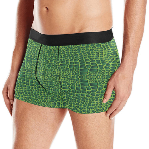 Crocodile Skin Printed Men's All Over Print Boxer Briefs Men's Underwear