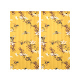 Bee flower pattern Gauze Curtain