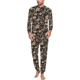 Rose Pattern Print Design 04 Men's All Over Print Pajama