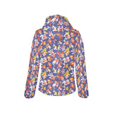 Goldfish Pattern Print Design 04 Women's Padded Hooded Jacket