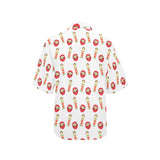 Daruma japanese wooden doll Women's All Over Print Hawaiian Shirt