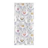 Cute Llama Alpaca pattern Beach Towel