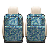 blueberry design pattern Car Seat Back Organizer