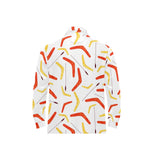 Waterclor boomerang Australian aboriginal ornament Men's Long Sleeve Polo Shirt