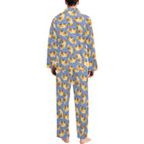 Guinea Pig Pattern Print Design 02 Men's Long Pajama Set