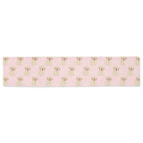 Golden Retriever Pattern Print Design 02 Table Runner