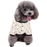Tea pots Pattern Print Design 03 All Over Print Pet Dog Round Neck Fuzzy Shirt