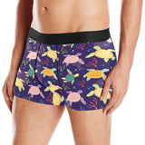 Colorful sea turtle pattern Men's All Over Print Boxer Briefs Men's Underwear