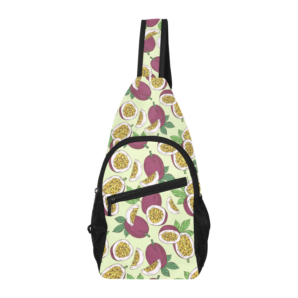 Paassion fruit pattern All Over Print Chest Bag