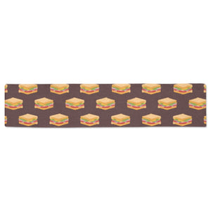 Sandwich Pattern Print Design 04 Table Runner