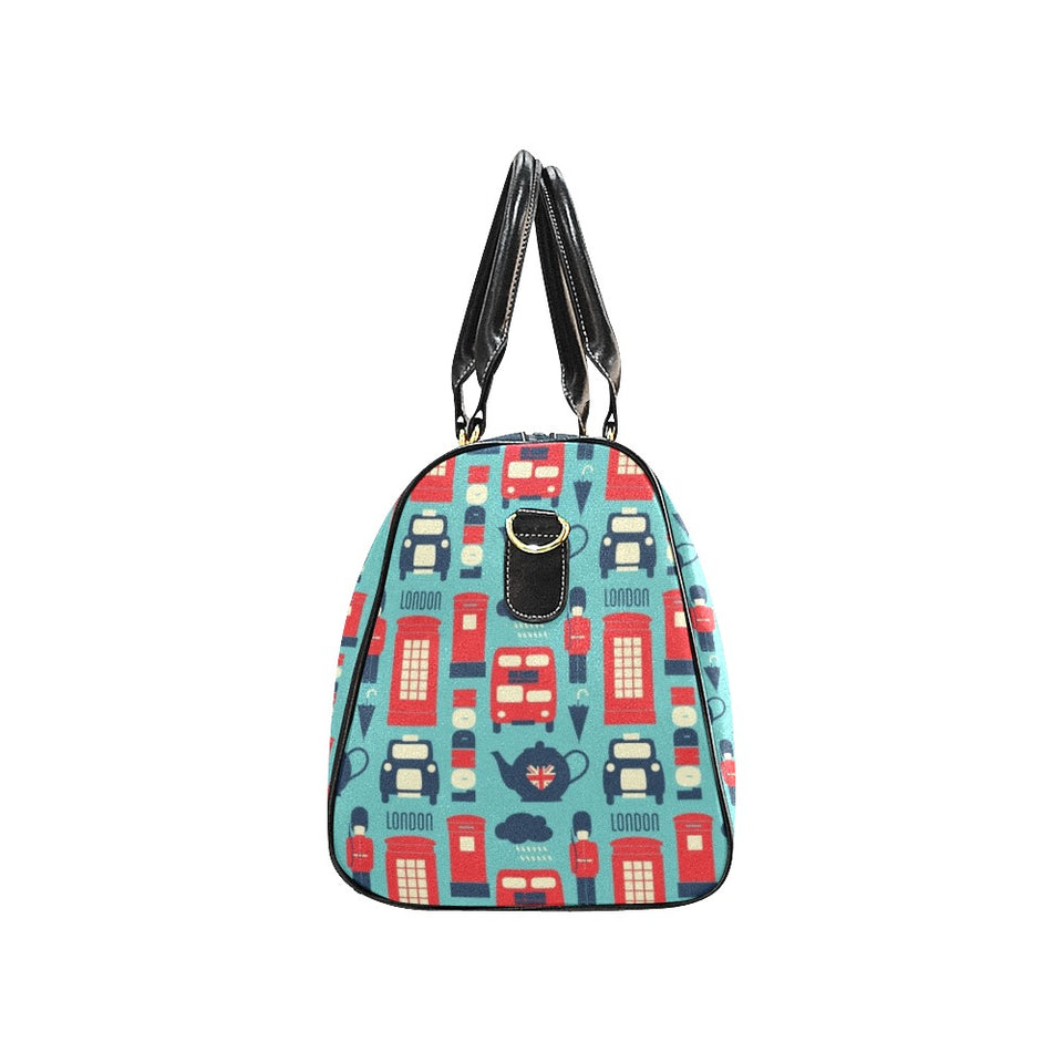 British Pattern Print Design 04 Travel Bag