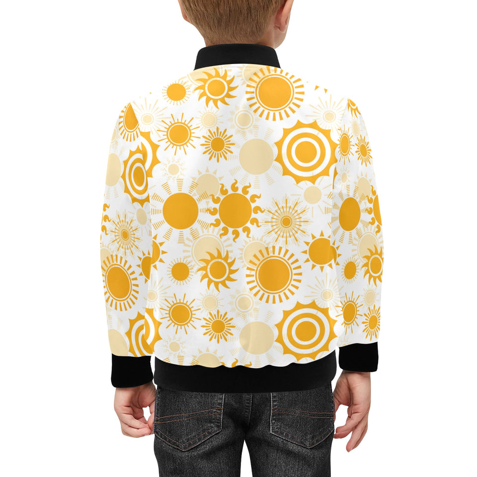 Sun design pattern Kids' Boys' Girls' Bomber Jacket