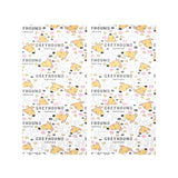 Greyhound Pattern Print Design 03 Gauze Curtain
