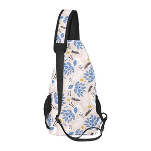 Cute peacock pattern All Over Print Chest Bag