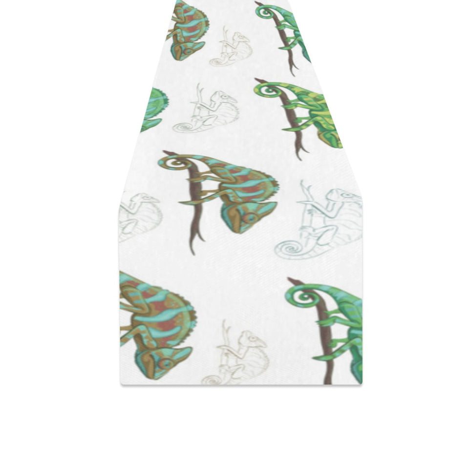 Chameleon lizard pattern Table Runner