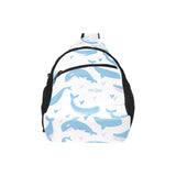Blue whale pattern All Over Print Chest Bag