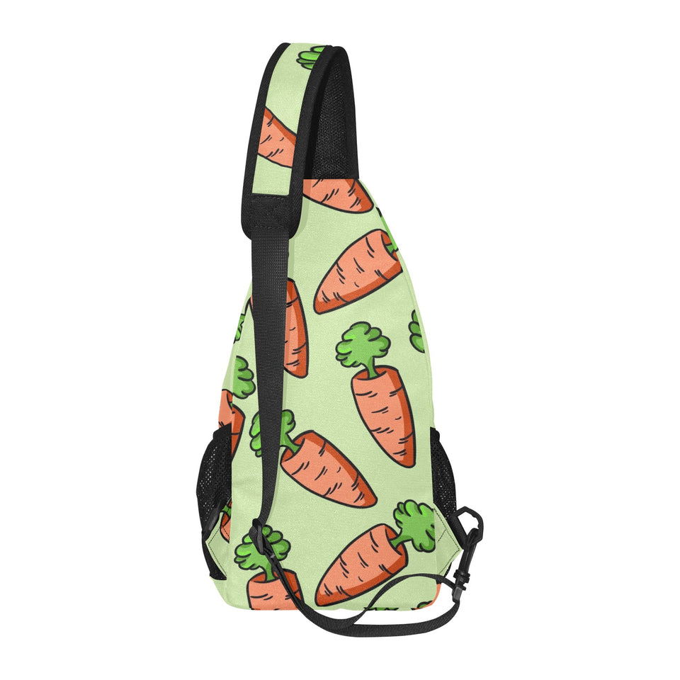 Carrot Pattern Print Design 05 All Over Print Chest Bag
