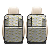 Sandwich Pattern Print Design 05 Car Seat Back Organizer