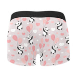 Cute panda ballon heart pattern Men's All Over Print Boxer Briefs Men's Underwear