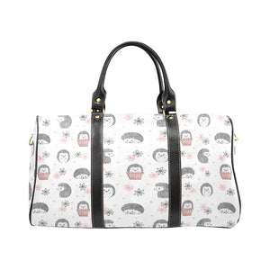 Hedgehog Pattern Print Design 02 Travel Bag