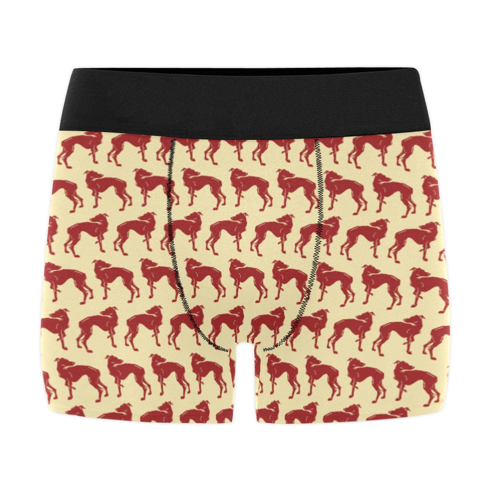 Greyhound Pattern Print Design 04 Men's All Over Print Boxer Briefs Men's Underwear
