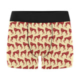 Greyhound Pattern Print Design 04 Men's All Over Print Boxer Briefs Men's Underwear