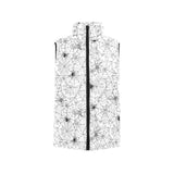Spider web cobweb pattern Men's Padded Vest