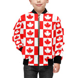 Canada Pattern Print Design 05 Kids' Boys' Girls' Bomber Jacket