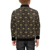 Casino Cards Suits Pattern Print Design 01 Kids' Boys' Girls' Bomber Jacket