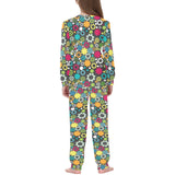 Gear Pattern Print Design 03 Kids' Boys' Girls' All Over Print Pajama Set