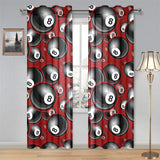 Billiard Ball Pattern Print Design 05 Gauze Curtain