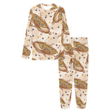 Corn Pattern Print Design 03 Women's All Over Print Pajama Set