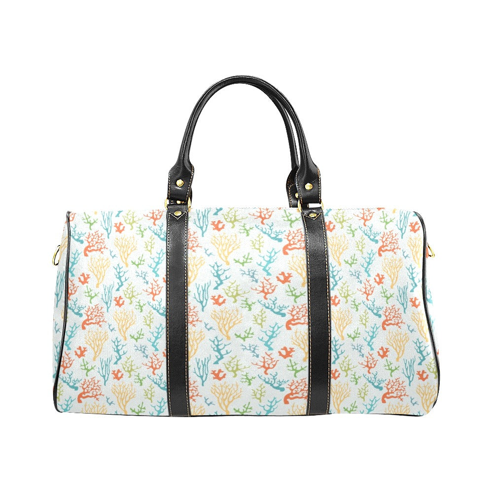 Coral Reef Pattern Print Design 02 Travel Bag