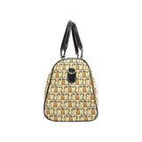English Bulldog Pattern Print Design 02 Travel Bag