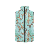 Monkey Palm tree background Men's Padded Vest