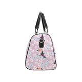 Beautiful toucan flower leaves Travel Bag