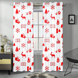 Canada Pattern Print Design 04 Gauze Curtain