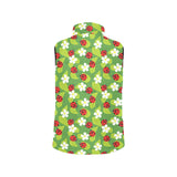 Ladybug Pattern Print Design 01 Women's Padded Vest