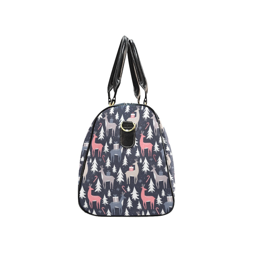 Deers Winter Christmas pattern Travel Bag
