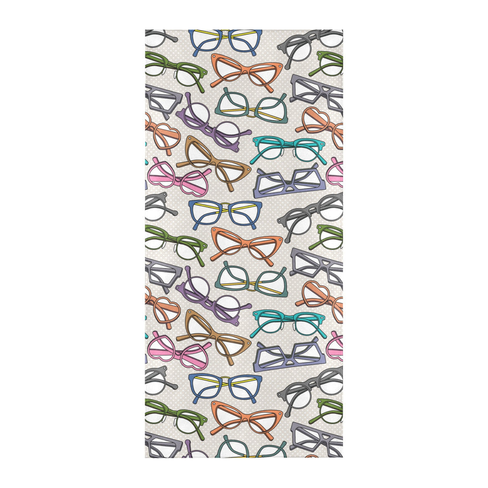 Sun Glasses Pattern Print Design 01 Beach Towel