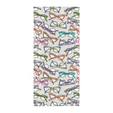 Sun Glasses Pattern Print Design 01 Beach Towel