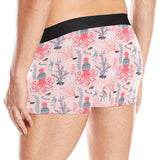 Octopus winter hat garland Fish candy Seaweed Cora Men's All Over Print Boxer Briefs Men's Underwear