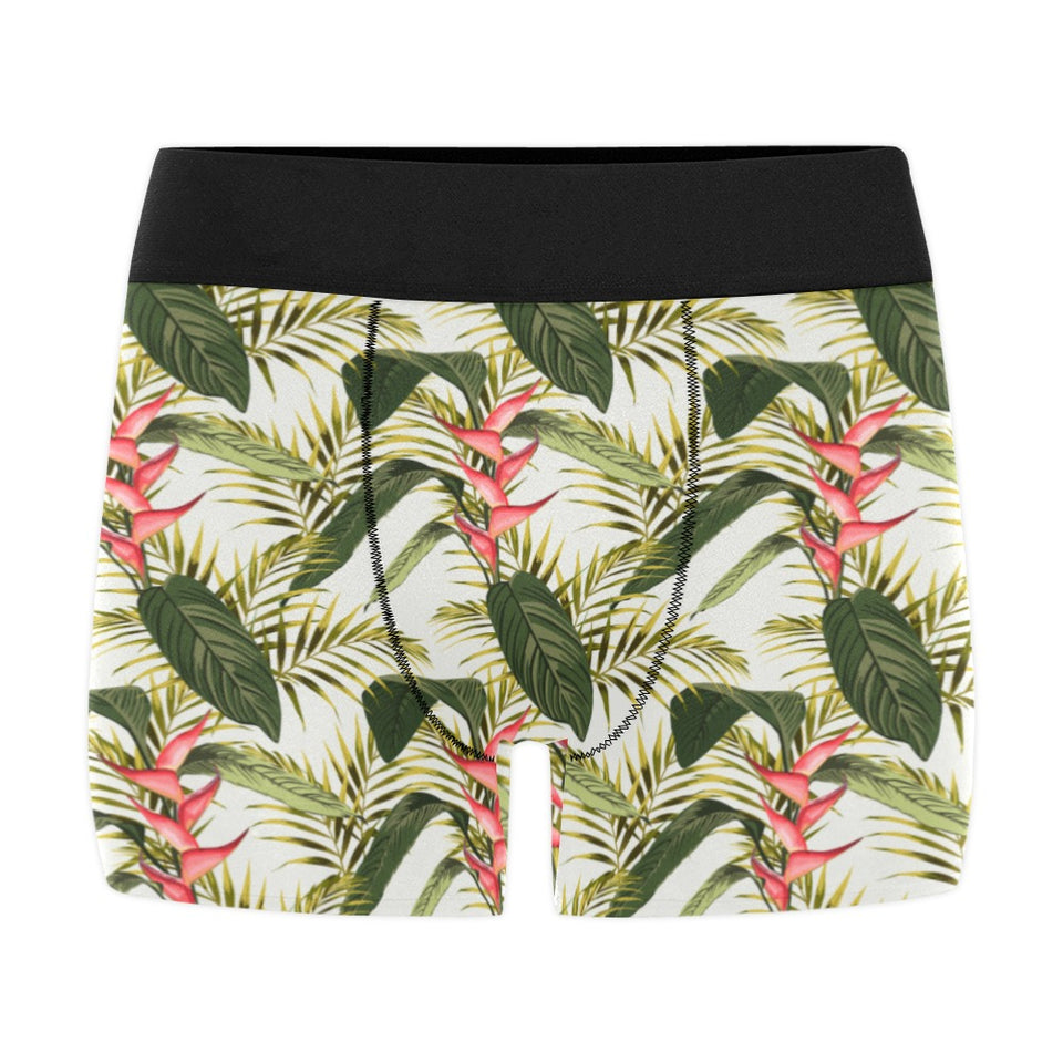 heliconia pattern Men's All Over Print Boxer Briefs Men's Underwear