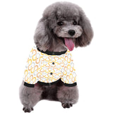 Horseshoes Pattern Print Design 03 All Over Print Pet Dog Round Neck Fuzzy Shirt