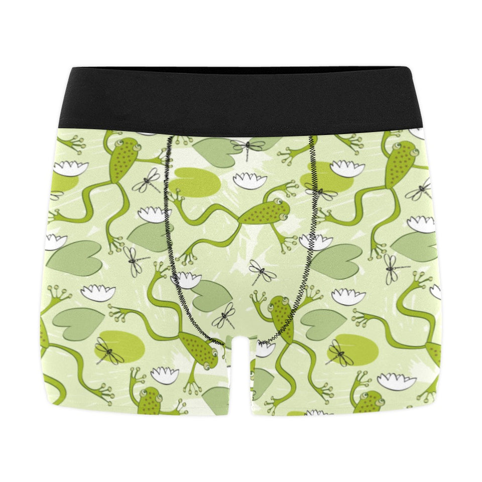 Cute frog dragonfly pattern Men's All Over Print Boxer Briefs Men's Underwear