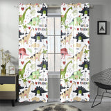 Cute dinosaurs pattern Gauze Curtain