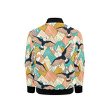 Eagle Pattern Print Design 02 Kids' Boys' Girls' Bomber Jacket