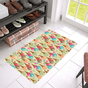 Colorful ice cream pattern Doormat